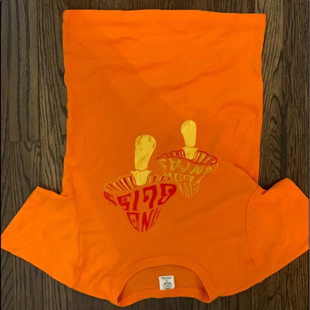 Orange mushroom shirt from urban outfitters. Never worn